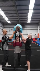Gymnasts try cheer move 💅🏻👀 | Ash Watson