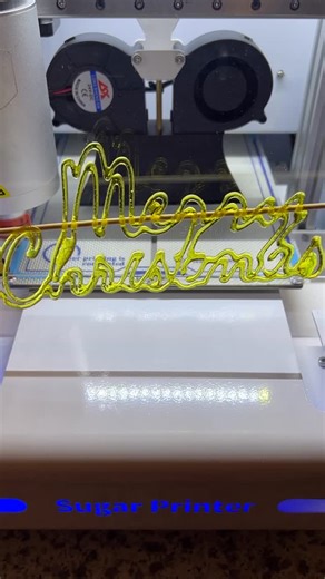 TriXtan Entertainment Inc. on Instagram: "Because “Merry Christmas” tastes better on candy 🎄🍬 Here’s a festive demo of our Candy Bot printing custom holiday messages directly onto candy — sweet, interactive, and impossible to ignore at events. #CandyBot #CustomCandy #HolidayEvents #EventEntertainment #ChristmasMagic"