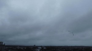 High Angle View of Cardiff City Centre and Buildings at Downtown. The Capital City of Wales and Eleventh Largest City of United Kingdom. Aerial Footage Captured During Cloudy Day of May 28th, 2024