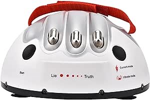 Micro Electric Shock ,Novelty Adults Tricky Polygraph Truth or Dare Game Finger Test Toy Truth Analyzer Console Party Variety Show Props