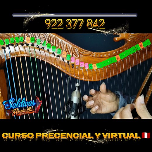 ¡Aprende cómo tocar arpa desde cero! Tu camino será muy sencillo gracias a mi exclusivo método de enseñanza con cursos ordenados por temas, por nivel y con explicaciones detalladas para que puedas aprender paso a paso de forma fácil, ordenada y a tu propio ritmo. ✅Realizan sus pedidos de temas musicales detallado. #arpassaldivarhermosilla #arpa2025 #cursovirtuales #ventadearpas #huaynoconarpa #huayno #arpas #huaynosperuanos #saldivarhermosilla | Agrupación Hermosilla music- off