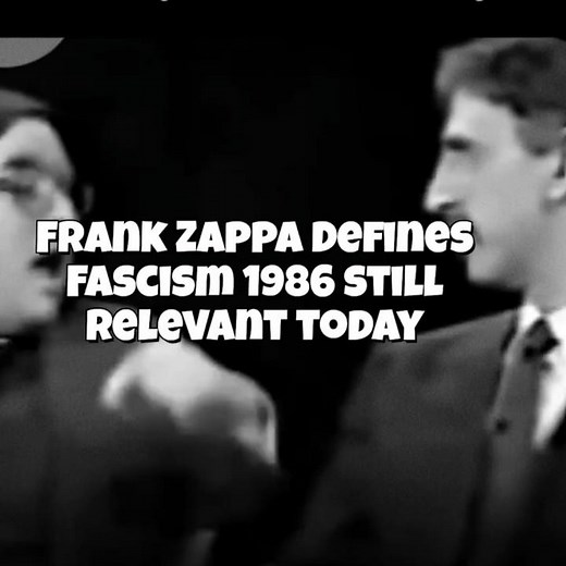 Frank Zappa Defines Fascism | 1986 Crossfire | Still Relevant Today-Now More Than Ever #shorts