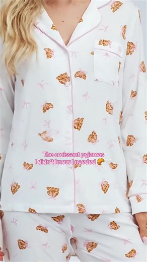 Croissant Pyjamas: Comfy Loungewear for Cozy Nights