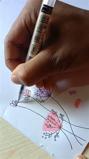 Easy and simple front page design💜🌿| #shorts #youtubeshorts #frontpage