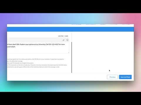 Send Out your first Campaign