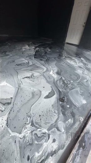 Metallic Epoxy garage floor| Garage floor finally Epoxied