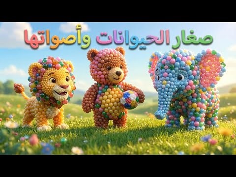 ليو يتعرف على صغار الحيوانات في المزرعة 🐑 | تعليم أسماء الحيوانات للأطفال | تعلم مع ليو