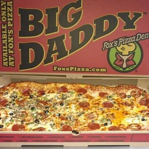 FOX'S PIZZA DEN IN LAKE CITY ~~~WHEN TASTE MATTERS~~~ ~~~~~~~870-616-0900~~~~~~~ OPEN MONDAY 10:30 AM UNTIL 11:00 PM MONDAY SPECIALS ~~~~~~~~~~~~~~~~~~~~~~~~~~~~~~~~~~~~~~~~~~~~ BIG DADDY GOURMET 16 BREAD STICKS $25.99 LARGE 1 TOPPING LARGE SPECIALTY 16 BREAD STICKS $29.99 LARGE 1 TOPPING 16 BREAD STICKS WITH CHEESE $17.99 BIG DADDY 1 TOPPING 16 BREAD STICKS $19.99 PICK UP SPECIAL.. CUSTOMER APPRECIATION MONDAY 1/2 PRICE PIZZA'S AND STROMBOLI'S 4:30-6:30 * DOES NOT INCLUDE. COUPONS, OTHER SPECIA