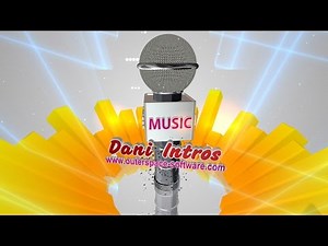 Blufftitler + Templates + 3D Microphone Intro