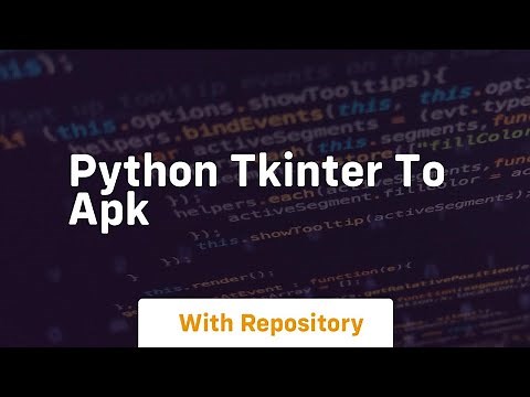 python tkinter to apk