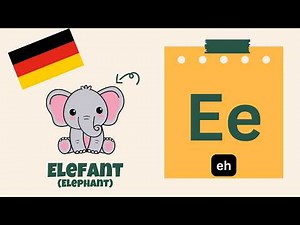 German Alphabet for Beginners with Examples | German A1 | Learn German Vocabulary