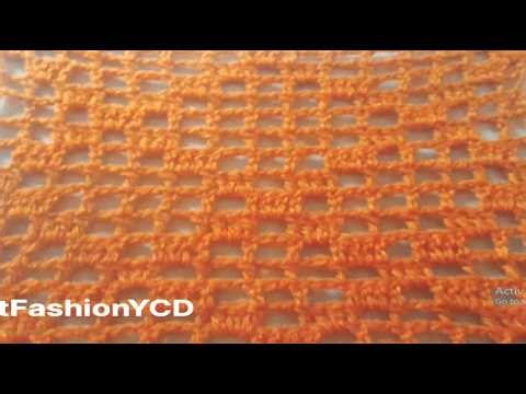 How to Crochet the Mesh Stitch for Beginners (Step-by-Step). Easy Crochet Mesh Stitch Tutorial