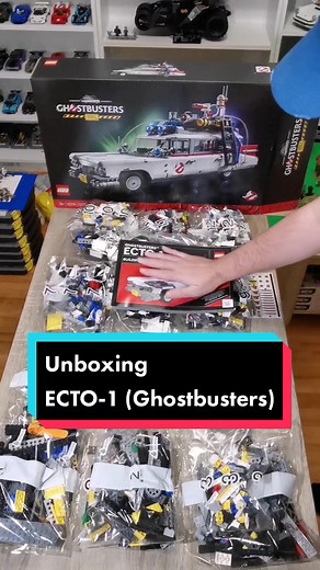 Unboxing the Legendary ECTO-1 from Ghostbusters (LEGO set 10274) #lego #legotiktok #ghostbusters