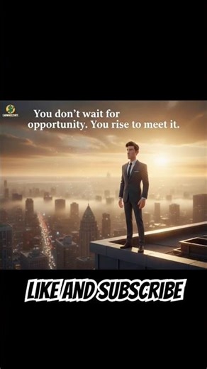“Don’t Wait for Opportunity — Rise to Meet It | Motivational Business Cinematic Video”
