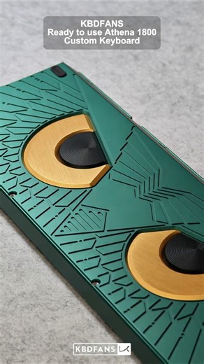 Ready to use Athena 1800 Custom Keyboard #customkeyboard #kbdfans #shorts @KBDfans