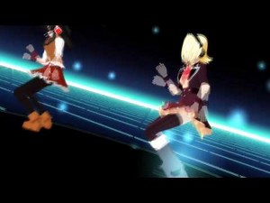 【UTAU+MMD】 HYBRID 【Utaune Nami & Koene Shiho】