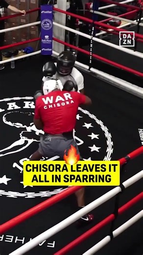 DEREK CHISORAS vicious SPARRING 💥 #shorts