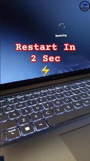 TRICK UNLOCK 💥Restart Your PC/Laptop #shorts