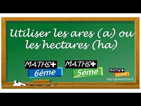 6eme 5eme Ares Hectares