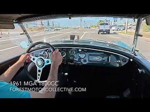 1961 MGA – Upgraded 1800cc MGB Engine • 4-Speed Overdrive • California Car