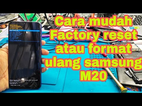 Cara factory reset / Format Ulang samsung M20