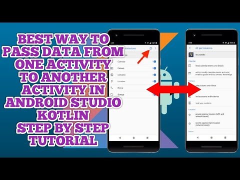 Passing data from one activity to another activity android |Transfer data between activities android