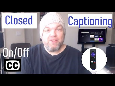 ROKU TV Device: How Turn ON or OFF Closed Captioning Subtitles (Words on Screen Remote CC)