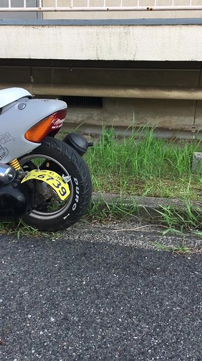 純正がカッコ悪いなら車高下げちまえ カッコよくなるから😂 #ライブディオ#DIOチェスタ#車高短