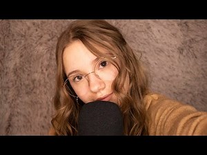 ASMR Face touching and massaging (mouth sounds, stipple, tongue clicking) ❤