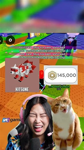 kamu mending pilih kitsune / robux banyak? #roblox #robloxindonesia #reactionvideo #reaction
