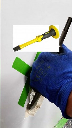Remove wall tiles - Loosen broken tiles #DIY #tiles