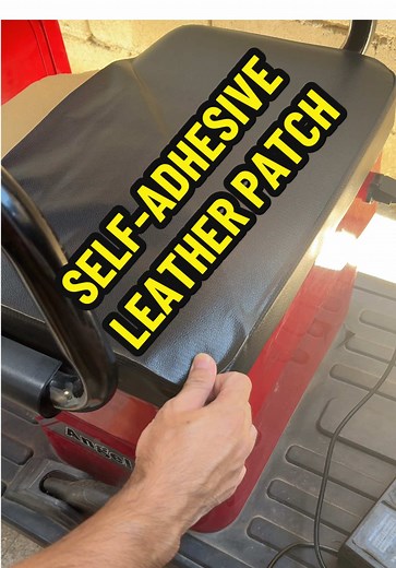 Self-Adhesive Leather Patch for Seamless Repairs
