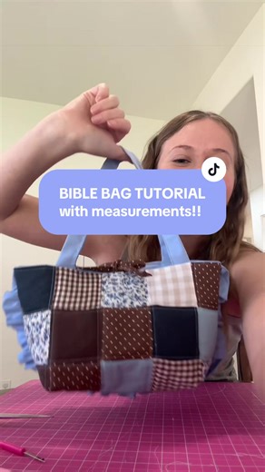 Now to make another because I can’t stop making bags 😍😍. #biblebag #sewingtutorial #diy #quiltedbag #sewing