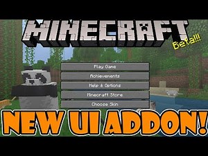 Minecraft Bedrock: New Best UI Addon Ever?!
