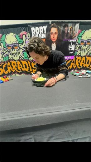 Rory Culkin Signing My Scream 4 Cast Ghostface Mask #scaradise