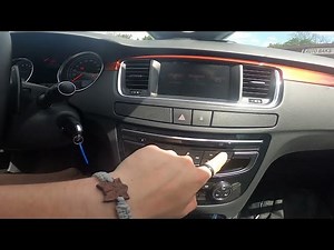 How to Enter and Manage Hidden Menu in PEUGEOT 508 ( 2011 2017 )