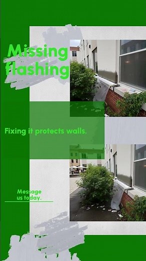 Missing flashing | EIFS Stucco Repair