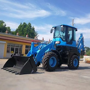 [Hot Item] Customize Color Mini Skid Steer Wheel Loader Telescopic Wheel Loader Wz28-20 Backhoe Loader