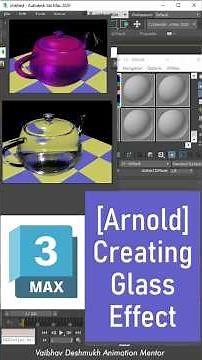 Creating Glass in 3Ds Max (Arnold)