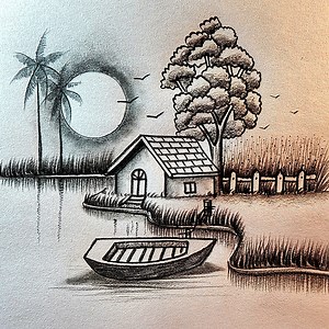 1M views · 8.2K reactions | Perfect nature drawing #drawingtutorial #sketchbook | Aakriti Arts | Facebook