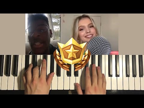 How To Play - Fortnite Battle Pass Song (Piano Tutorial Lesson) | adbul_cisse
