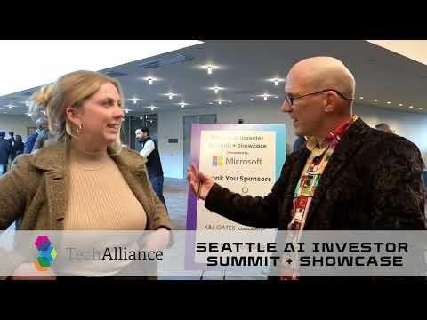 Tim Reha & Macey McGovern, DIR, Creative Destruction Lab, Seattle, AI Investor Summit, TechAlliance