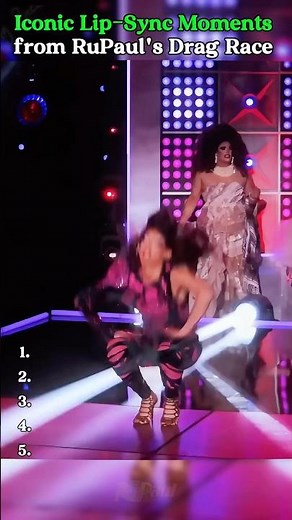Iconic Lip-Sync Moments from RuPaul's Drag Race #DragRace #RPDR #LipSyncForYourLife #LipSync