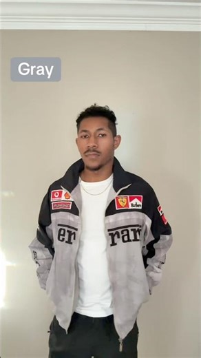 Gray or Red Ferrari Race jacket?