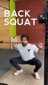 How to do The Back Squat? #CrossFit #CFLP The back squat requires the structures of the lower body and core to work synergistically to accomplish the task. Optimal performance requires an adequate range of motion at the ankles, hips, and knees; superior lower-body strength; and a tremendous amount of core stability. #CrossFitLP #Gurgaon #Fitness #CrossFitGurgaon #FitGurgaon #GurgaonFitness #Strength #BackSquat #PowerLifting #GurgaonStrength #Learning #Coaching #Training #Athlete #BelowParallel #
