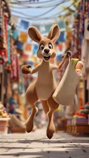 🦘Kangaroo-Cute Animal Moments You Can’t Stop Watching 🐾 #animation #cartoon #funny