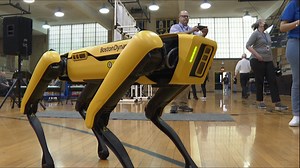 Louisville high school becomes one of two in the nation with a robotic dog