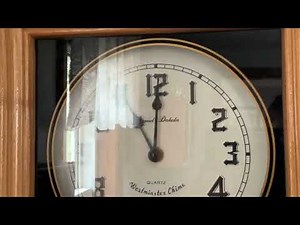 Daniel Dakota Quartz Regulator Westminster Chime Clock Strike 11:00 🕚