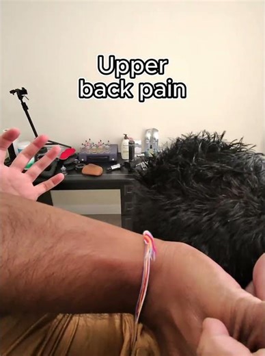 Upper back adjustments can help with upper back pain and can help improve mobility.