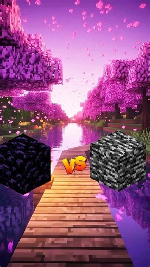 Obsidian VS Bedrock 🔥 #shorts #minecraft #comparison
